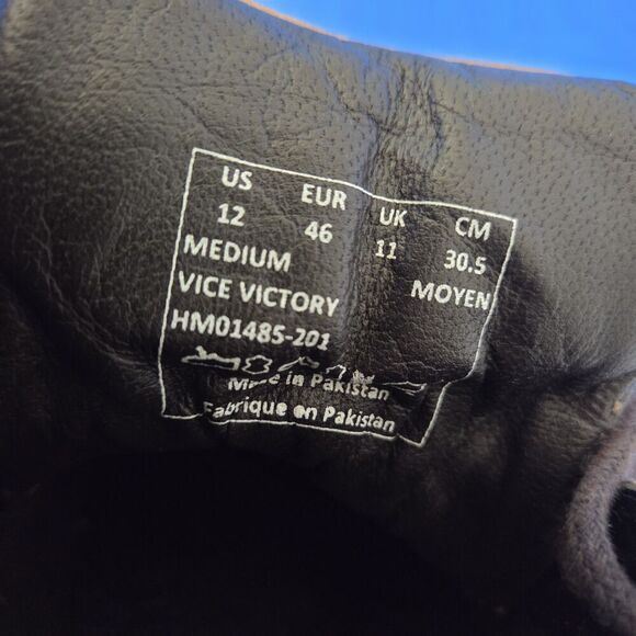 Hush Puppies Vice Victory Chukka Caramel Brown Leather Boot Men's 12M - Picture 5 of 12